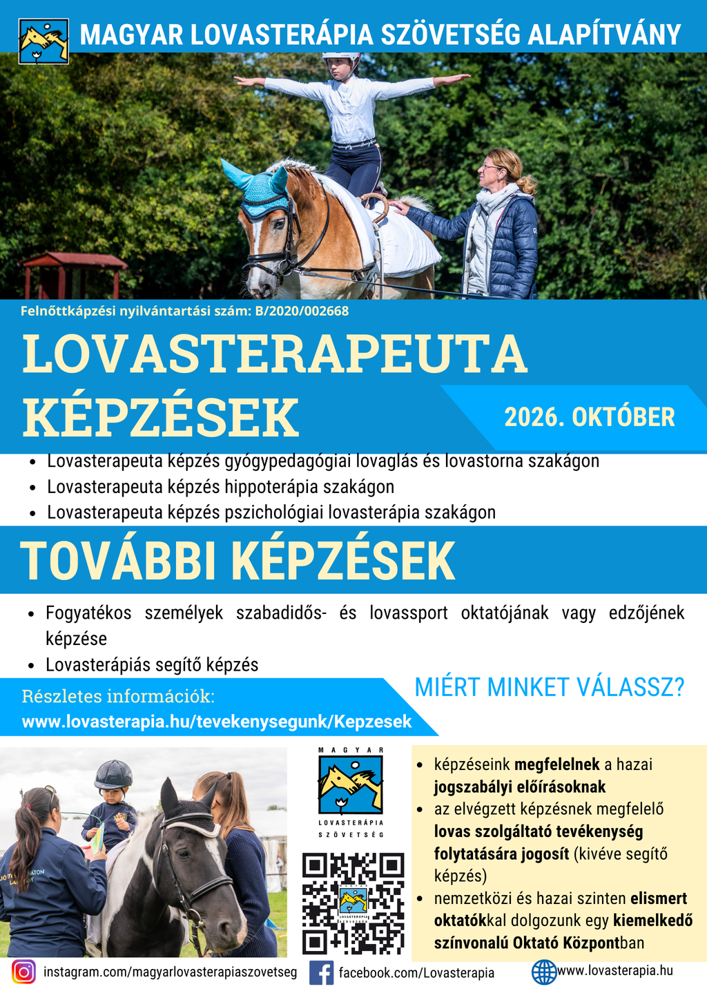 lovasterapeuta képzés